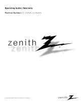 Zenith C36C86R Series User guide