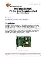 ICP PISO-ENCODER300 Quick start guide