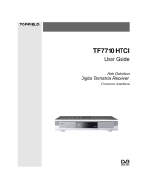 Topfield TF 7710 HTCI User manual
