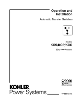 Kohler KCP Operating instructions