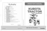 Kubota B2630 User manual