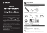 Yamaha HTR-4064 Installation guide