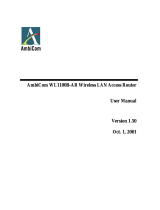 AmbiCom WL1100B-AR User manual