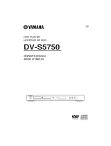 Yamaha DV-S5750 User manual