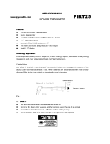 PyleMeters PIRT25 Owner's manual