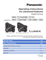 Panasonic DMCTZ100EB Operating instructions