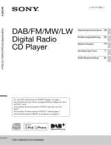 Sony CDX-DAB500U Owner's manual