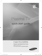Samsung PS50C6900YW Quick start guide