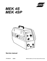 ESAB MEK 4SP User manual