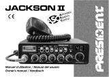 PRESIDENT JACKSON II Owner's manual