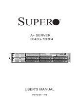 Supermicro 2042G-72RF4 User manual