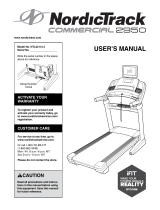 NordicTrack 2450 Treadmill User manual