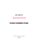 Gigabyte GS-SR275 Installation guide