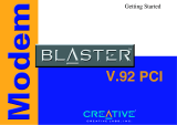 Creative V.92 PCI DI5633 Modem Blaster Getting Started