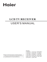 Haier L15C10B User manual