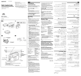 Sony WM-GX410 Operating instructions