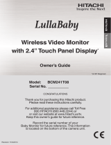 Hitachi LULLABABY BCM241T08 Owner's manual