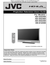 JVC HD-61FB97 - 61" Rear Projection TV User manual