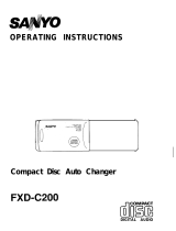 Sanyo FXD-C200 Operating Instructions Manual