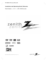Zenith XBR617 Installation guide