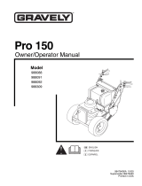 Gravely Pro 150 Owner's/Operator's Manual