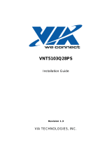 VIA Technologies VNT5103Q28PS Installation guide