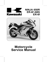 Kawasaki 2005 NINJA 650R User manual