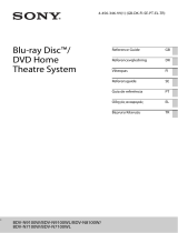 Sony BDV-N9100WL Reference guide