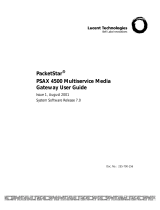 Lucent Technologies PacketStar PSAX 4500 User manual