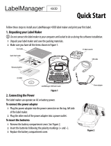 Dymo LabelManager® 450D Quick start guide