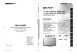 Sharp LC40LU700E Operating instructions