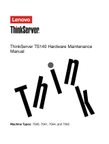 Lenovo ThinkServer TS140 Hardware Maintenance Manual