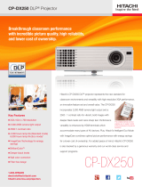 Hitachi CP-DX250  guide Overview