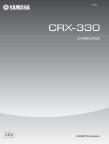 Yamaha CRX-330 Owner's manual
