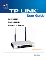 TP-LINK tl wr841n User manual