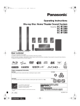 Panasonic SABT203 - BLU-RAY DISC HOME THEATER SOUND SYSTEM Operating Instructions Manual