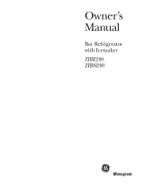 GE ZIBI240 User manual