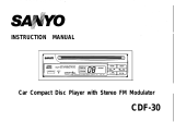 Sanyo cdf-30 User manual