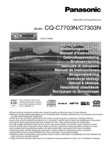 Panasonic cq-c7703 User manual