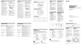 Sony XM-SD22X Operating instructions