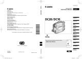 Canon DC20 User manual