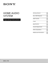 Sony MHCV7D User manual