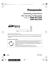 Panasonic DMRBCT940EG Operating instructions