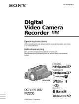 Sony DCR-IP220E User manual