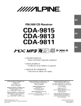 Alpine CDA-9813 Owner's manual