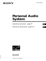 Sony ZS-D55 User manual