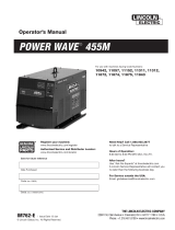 Lincoln Electric Power Wave 455M Operating instructions