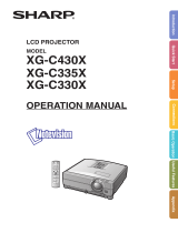 Sharp XG-C435X User manual
