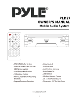 Pyle PLD27 Owner's manual