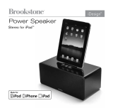 Brookstone iDesign Power Speaker Quick Manual
